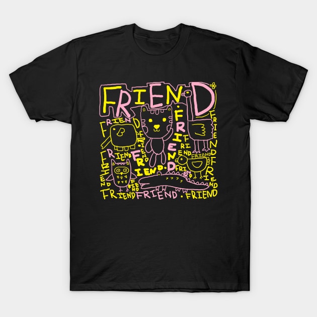 animal friend T-Shirt by zzzozzo